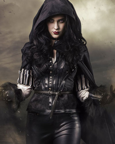 The magic of Sorceress Yennefer of Vengerberg in The Witcher